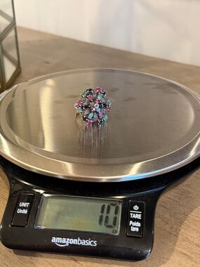 Sterling Silver Emerald & Ruby Ring